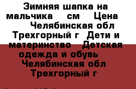 Зимняя шапка на мальчика 53 см. › Цена ­ 400 - Челябинская обл., Трехгорный г. Дети и материнство » Детская одежда и обувь   . Челябинская обл.,Трехгорный г.